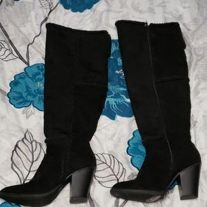 Black Suede Boots!